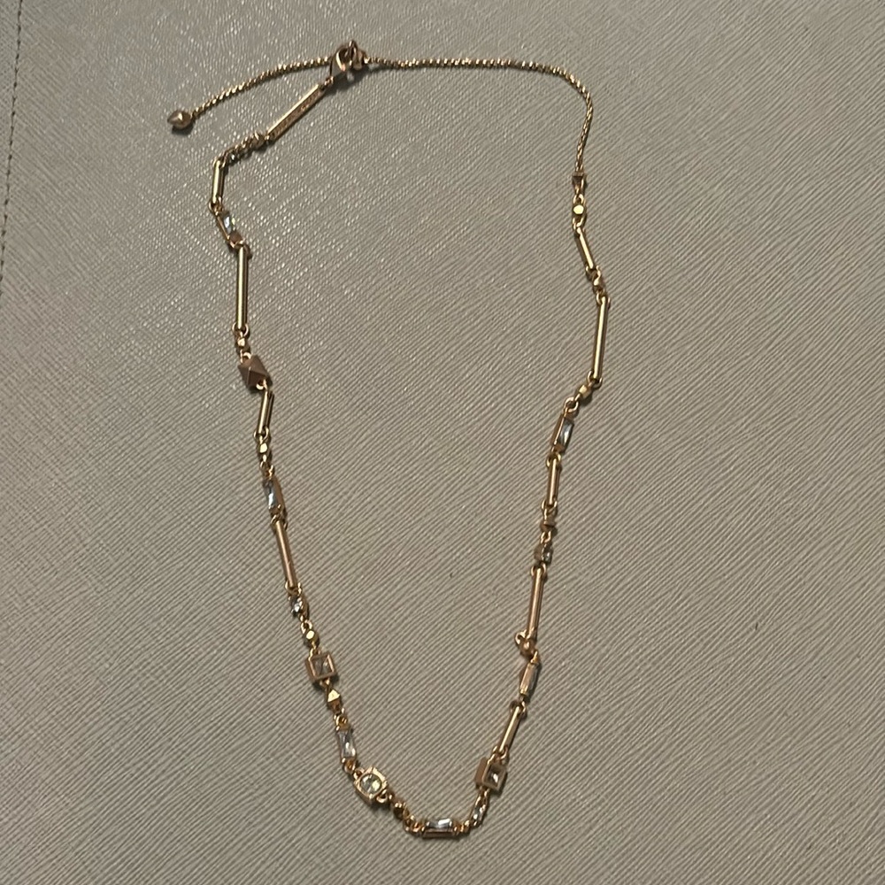 Gold adjustable Kendra Scott necklace